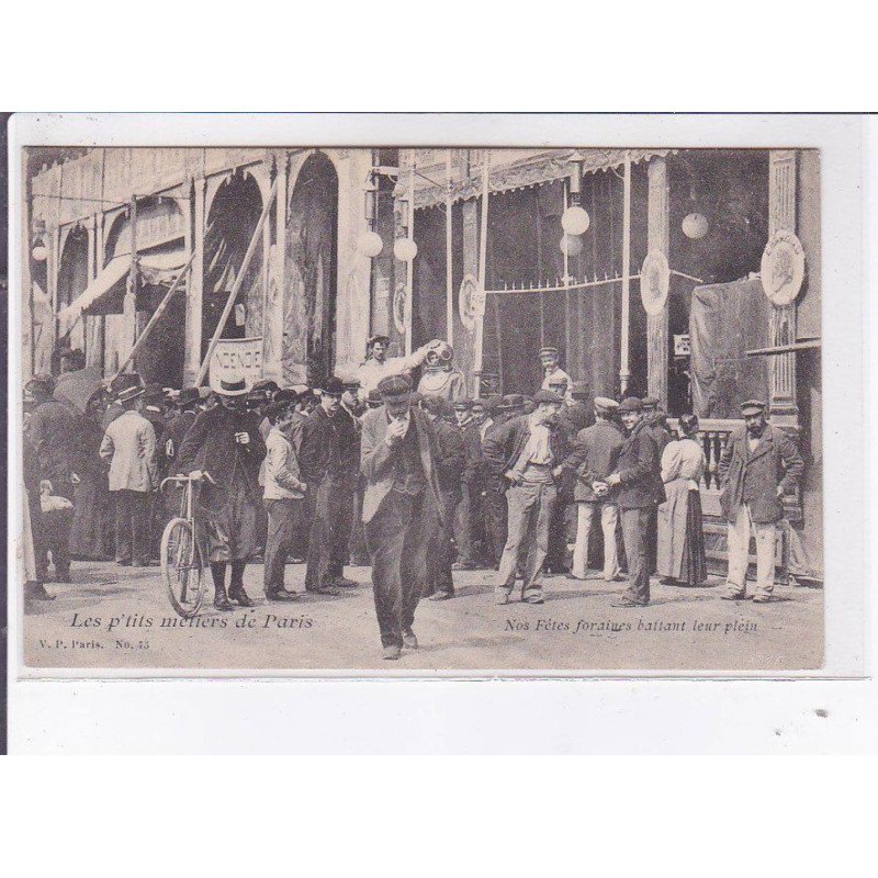 PARIS: les p'tits métiers de paris, nos fêtes foraines battant leur plein - très bon état