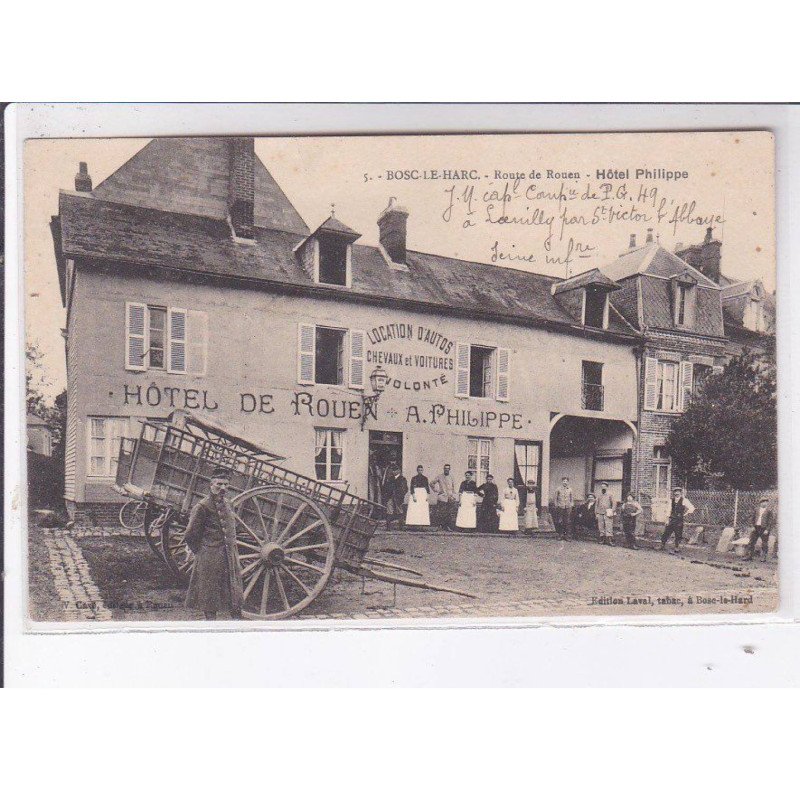 BOSC-le-HARC: route de rouen hôtel philippe, location d'autos - très bon état