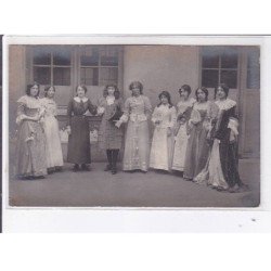 PARIS: fête, déguisement, enfants, école 7CPA 75012 - très bon état