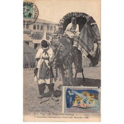 MARSEILLE - 1908 - Le Campement Touareg à l'Exposition Internationale d'Electricité - très bon état