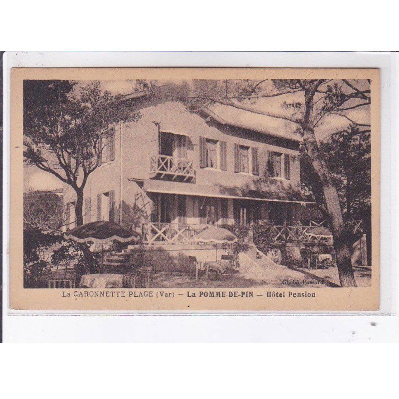 LA GARONNETTE-PLAGE: la pomme-de-pin, hôtel pension - très bon état