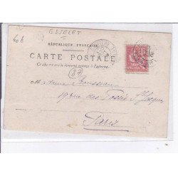 ESSELET: villa avec personne à la fenêtre - très bon état