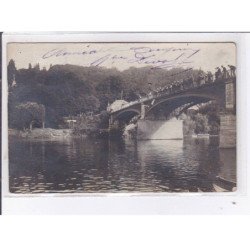LA VARENNE-SAINT-HILAIRE: personnage sur un pont - très bon état