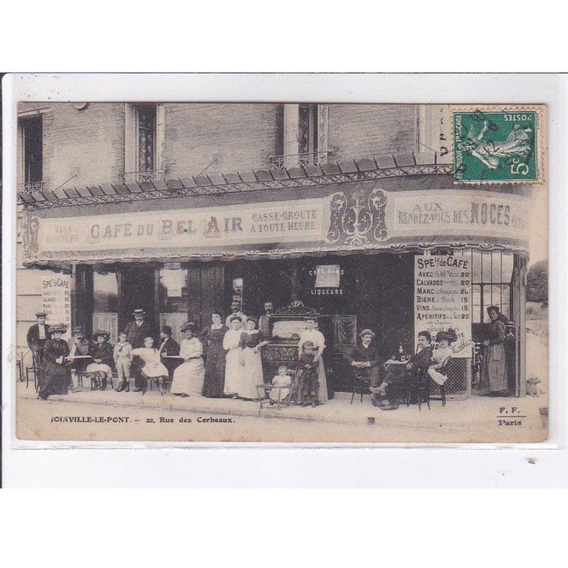 JOINVILLE-le-PONT: 22 rue des corbeaux, café du bel air aux rendez-vous des noces - état