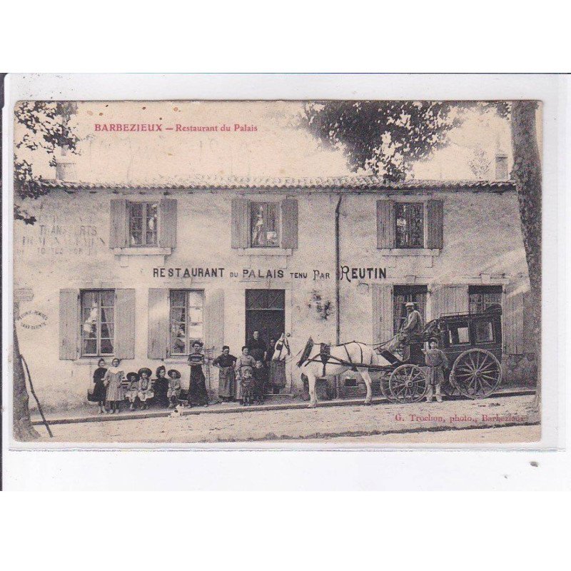 BARBEZIEUX: restaurant du palais - très bon état