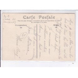 EN SOLOGNE: bûcherons dans une vente, rare en couleur - très bon état