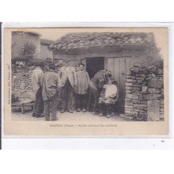 CHAUNAY: barbier ambulant bien achalandé - très bon état
