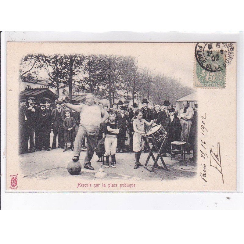 PARIS: hercule sur la place publique - très bon état