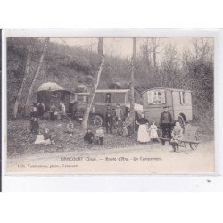 LIANCOURT: route d'ars, un campement - très bon état