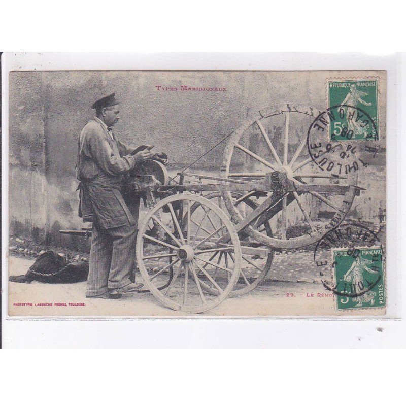 HAUTE-GARONNE: types méridionnaux rémouleur(?) - état