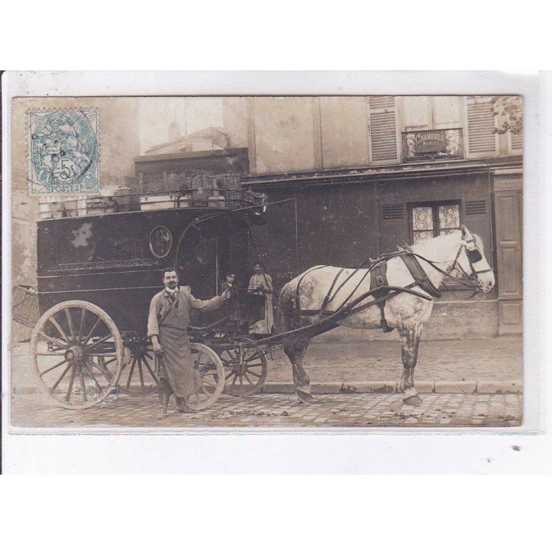 MONTROUGE: attelage de livraison - très bon état