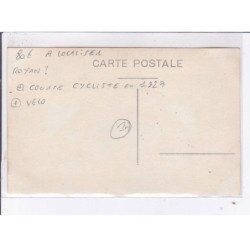 ROYAN(?): à localiser, course cycliste en 1927, vélo - très bon état