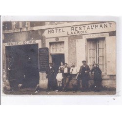 CHAMPDENIERS: hôtel restaurant lacroix, remise et écurie - état