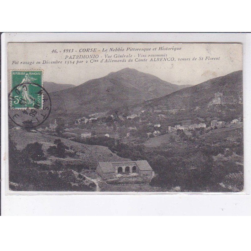 PATRIMONIO: Le Nebbio Pittoresque - vue générale - bon état