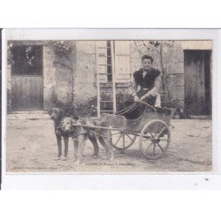 THENAY: courrier de thenay, pont levoy, voiture à chien - très bon état