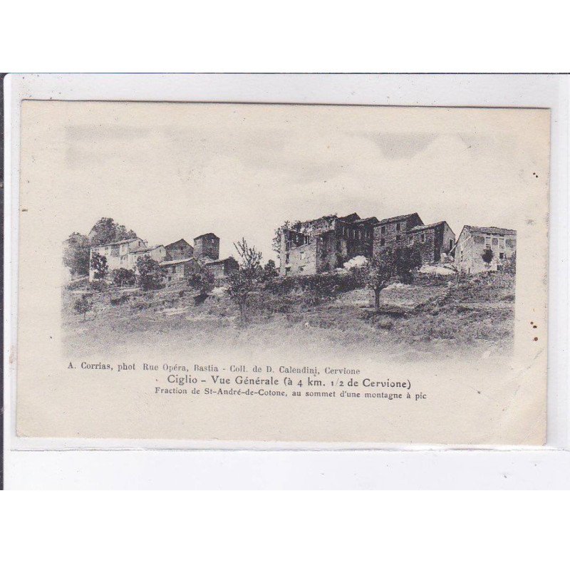 CIGLIO: vue générale - très bon état