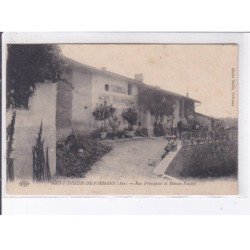 SAINT-DIDIER-DE-FORMANS: rue principale et maison nicolet - très bon état