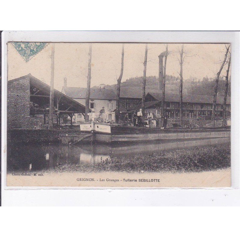 GRINON: les granges, tuilerie sebillotte - état