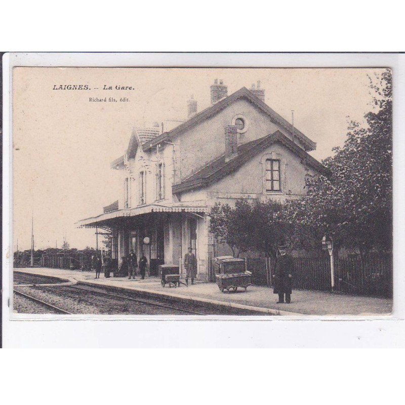 LAIGNES: la gare - très bon état