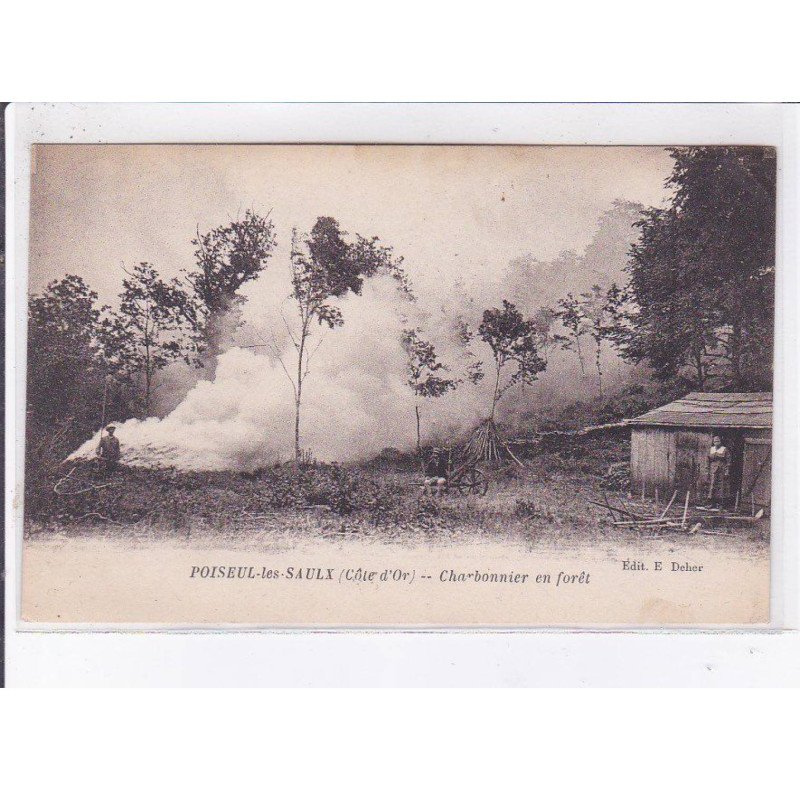POISEUL-les-SAULX: charbonnier en forêt - très bon état