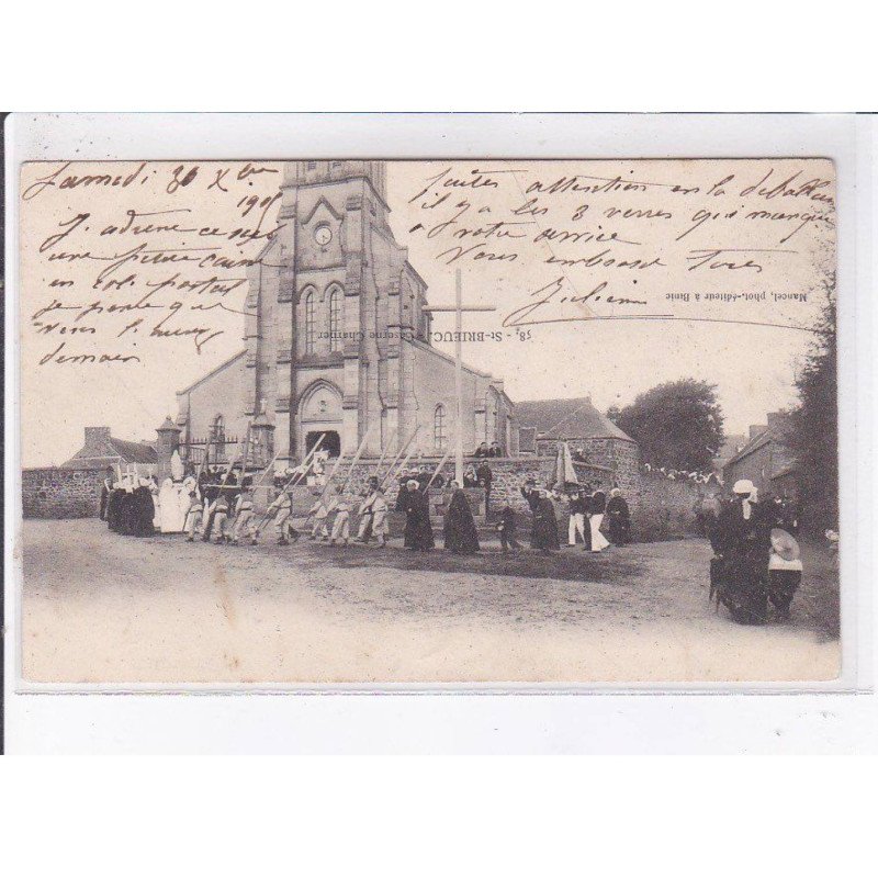 SAINT-BRIEUC: caserne charrier, variété d'impression - très bon état