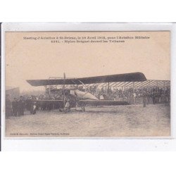 SAINT-BRIEUC: meeting d'aviation le 28 avril 1912 pour l'aviation militaire biplan bréguet - très bon état