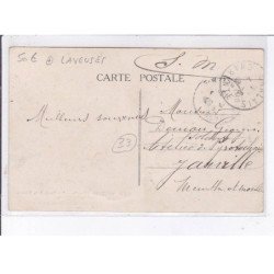 COUTRAS: les bords de la dronne au pont suspendu, laveuses - très bon état