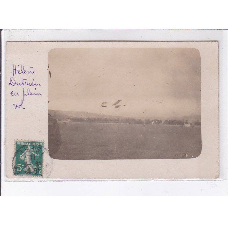 ISERE: aviation, aviatrice, Helene Dutrien - très bon état