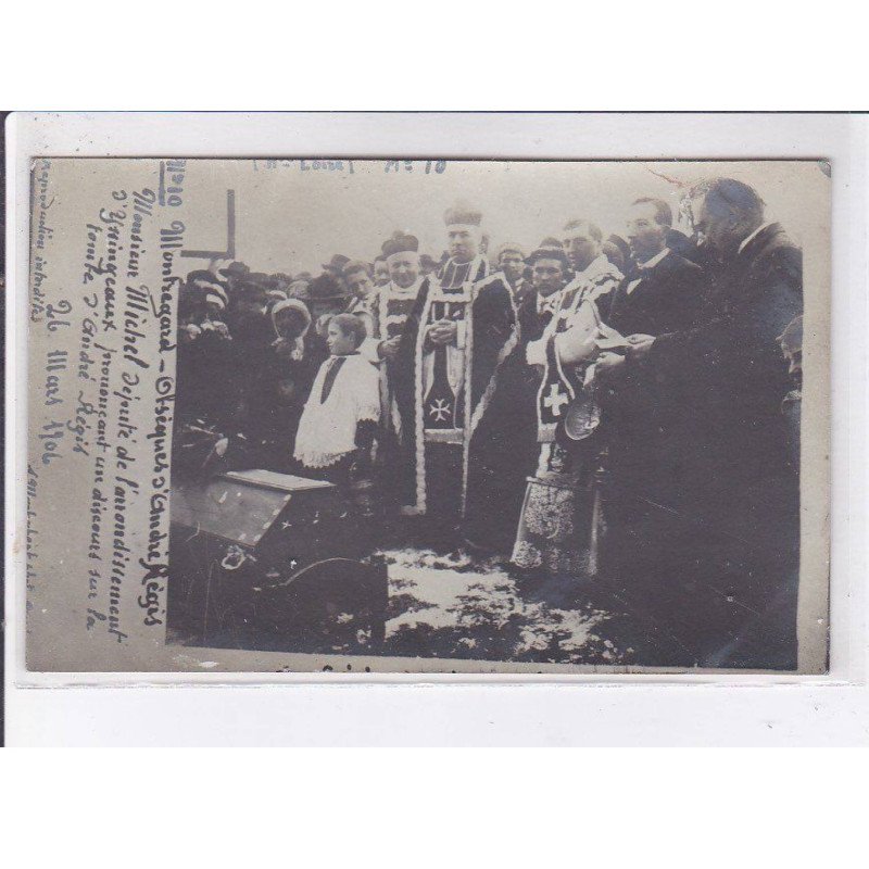 MONTREGARD: obsèque d'andré régis - très bon état