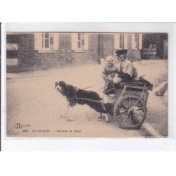 EN SOLOGNE: attelage de chien - très bon état