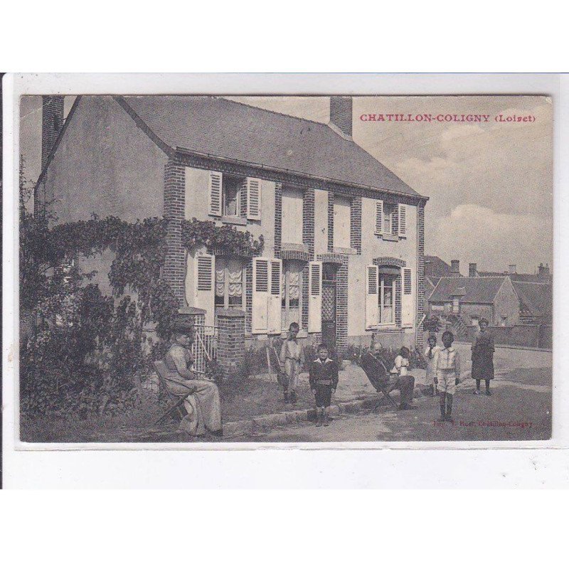CHATILLON-COLLIGNY: personnages et villa - état
