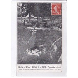 SAINT-PAU: moulin, élevage de la truite pisciculture - très bon état