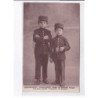 NEUFMESNIL-CAULLERY: jean et frère roger les plus jeunes pompiers de france - très bon état