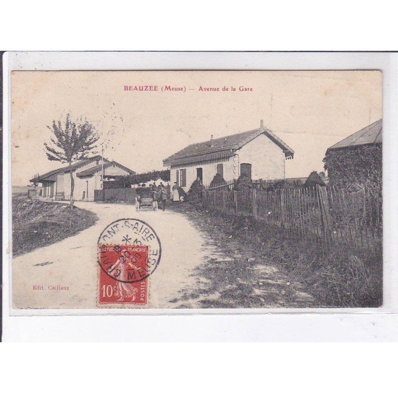 BEAUZER: avenue de la gare, cachet - très bon état