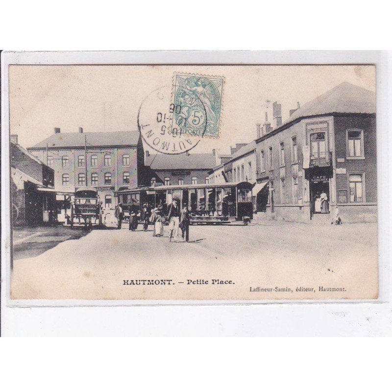 HAUTMONT: petite place, tramway - très bon état