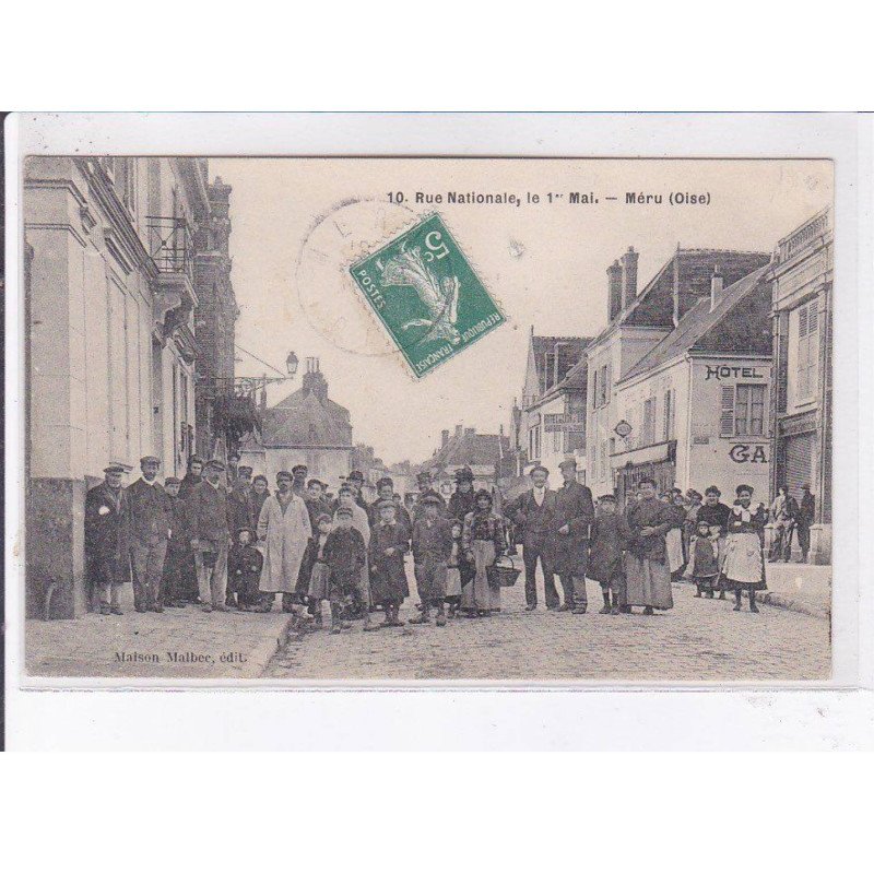 MERU: 10 rue nationale le 1er mai, personnages - très bon état