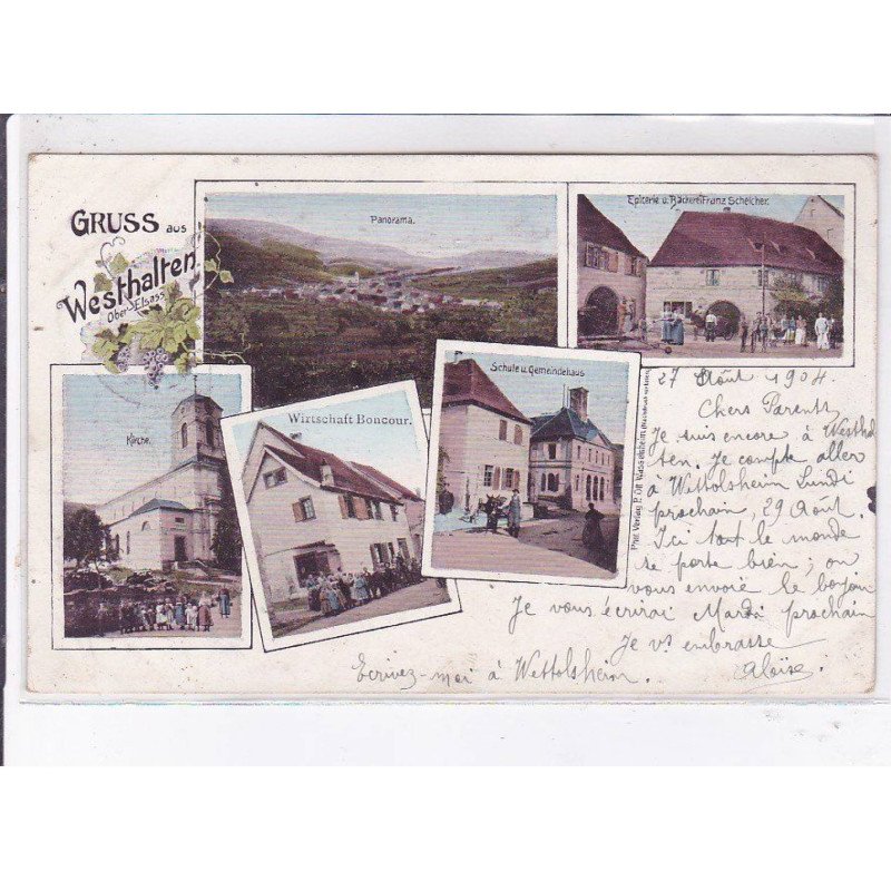 WESTHALTEN: gruss aus westhalten - très bon état