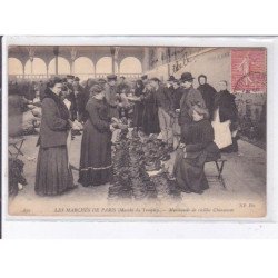 PARIS: 75003les marchés de paris, marchands de vieilles chaussures - état