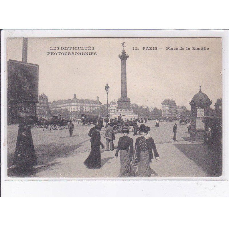 PARIS: place de la bastille 75011 - état décollée
