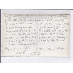 PARIS: bouillon duval 194 rue de rivoli et place de rivoli 75001 - très bon état