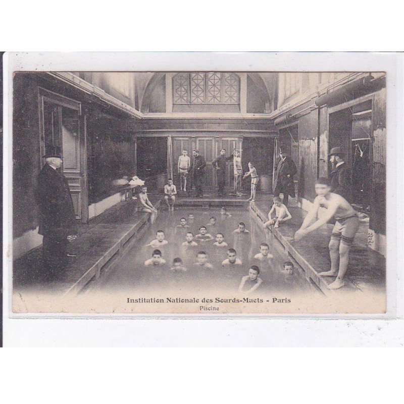 PARIS: institution nationale des sourds-muets, piscine - état