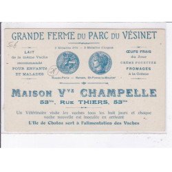 CHATOU: ile de chatou, ferme du vésinet - très bon état