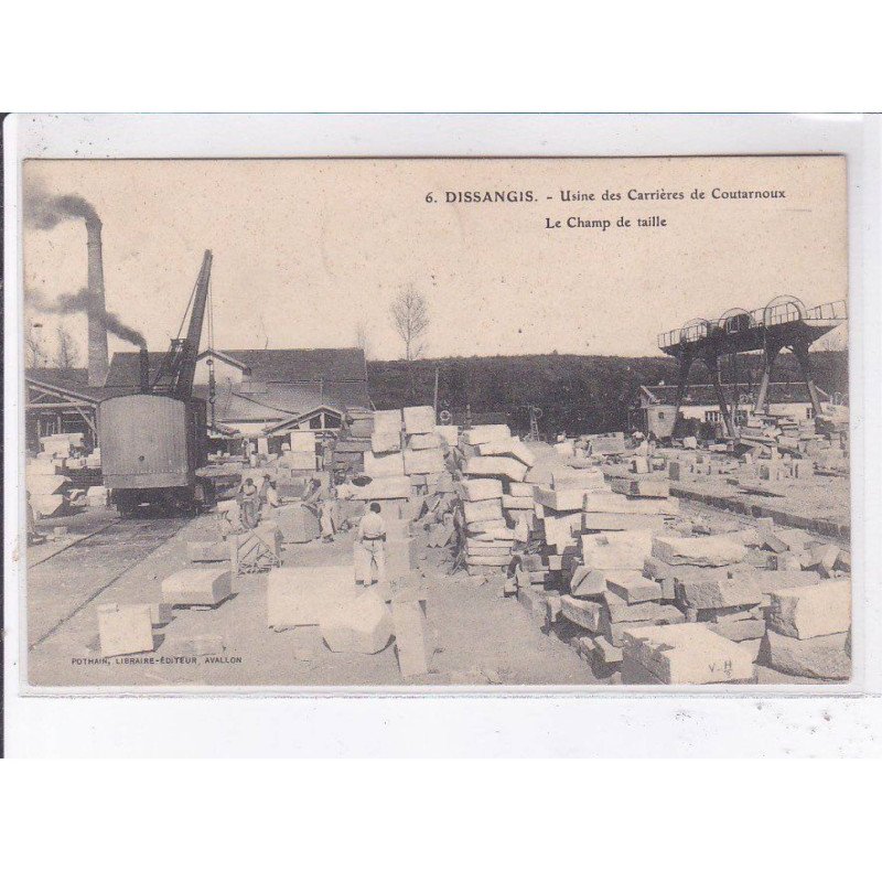 DISSANGIS: usine des carrières de coutarnoux le champ de taille - très bon état