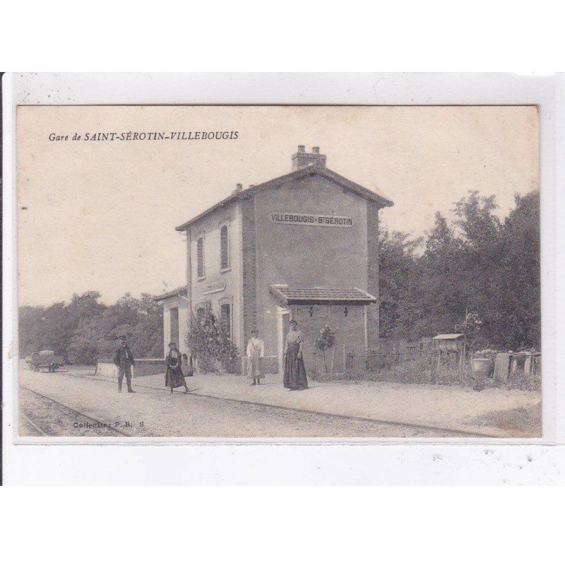 SAINT-SEROTIN-VILLEBOUGIS: gare - très bon état