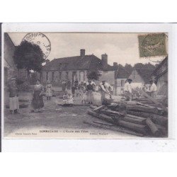 SOMMECAISE: l'école des filles, bois - très bon état