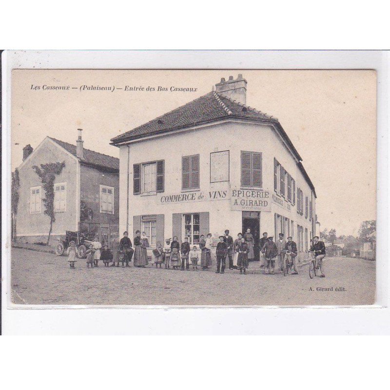 LES CASSEAUX: entrée des bas casseaux, A. Girard - état