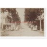 CLEFMONT : carte photo d'une rue vers 1905- très bon état