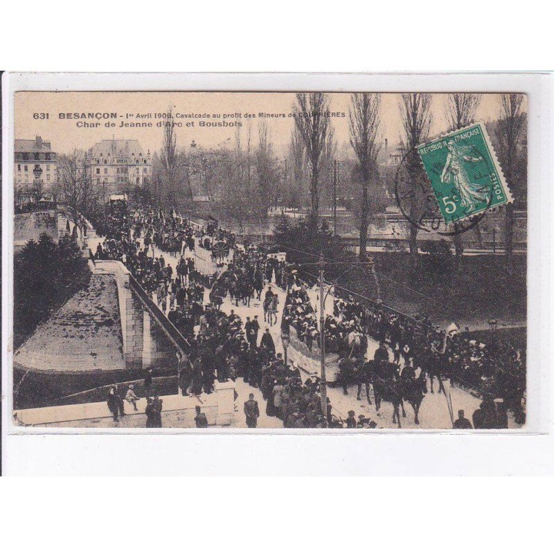 BESANCON: char de jeanne d'arc et bousbois - très bon état