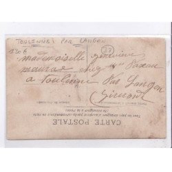 TOULENNE: par langon, personnages et attelage - très bon état