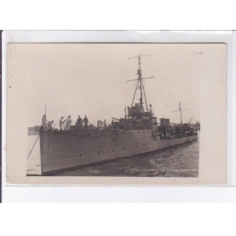 BORDEAUX: Le mécanicien principal Lestin - bateau de guerre - très bon état